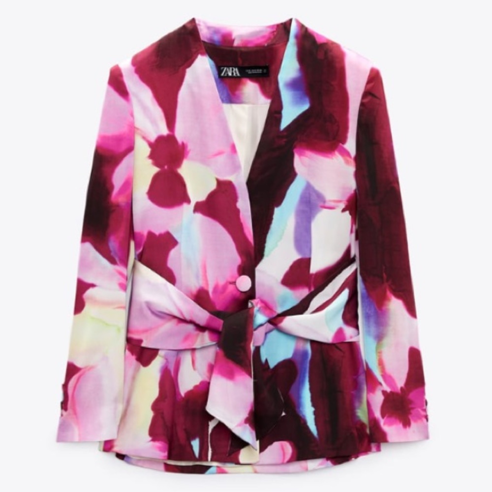 Zara Satin Blazer